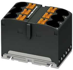 Verteilerblock PX PTFIX 6X10/S BK