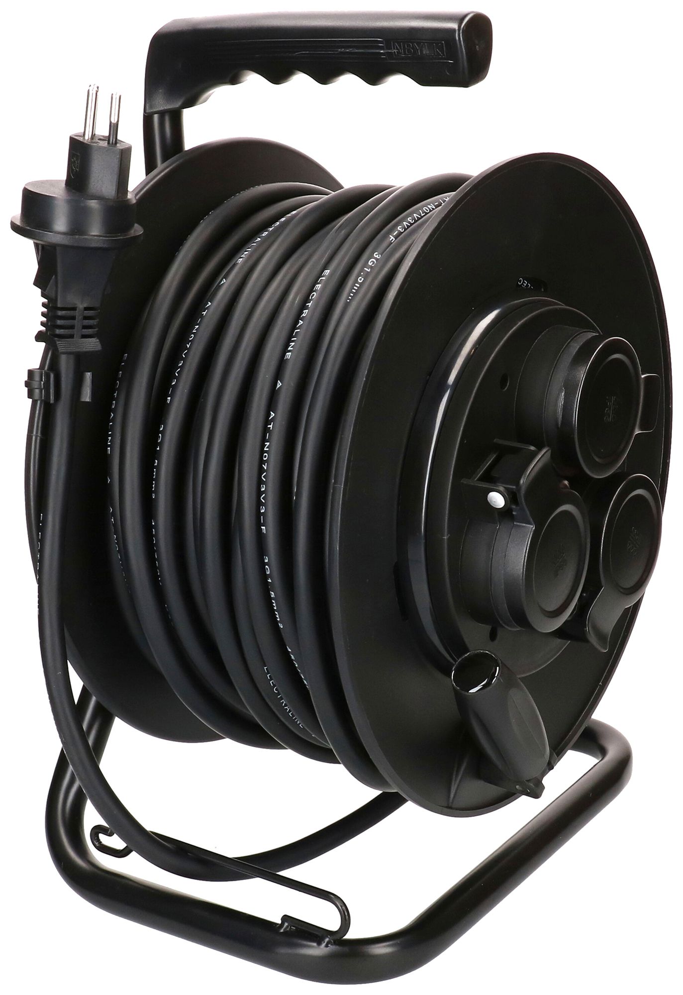Enrouleur de câble MH REEL 3×T13 33m IP44 noir
