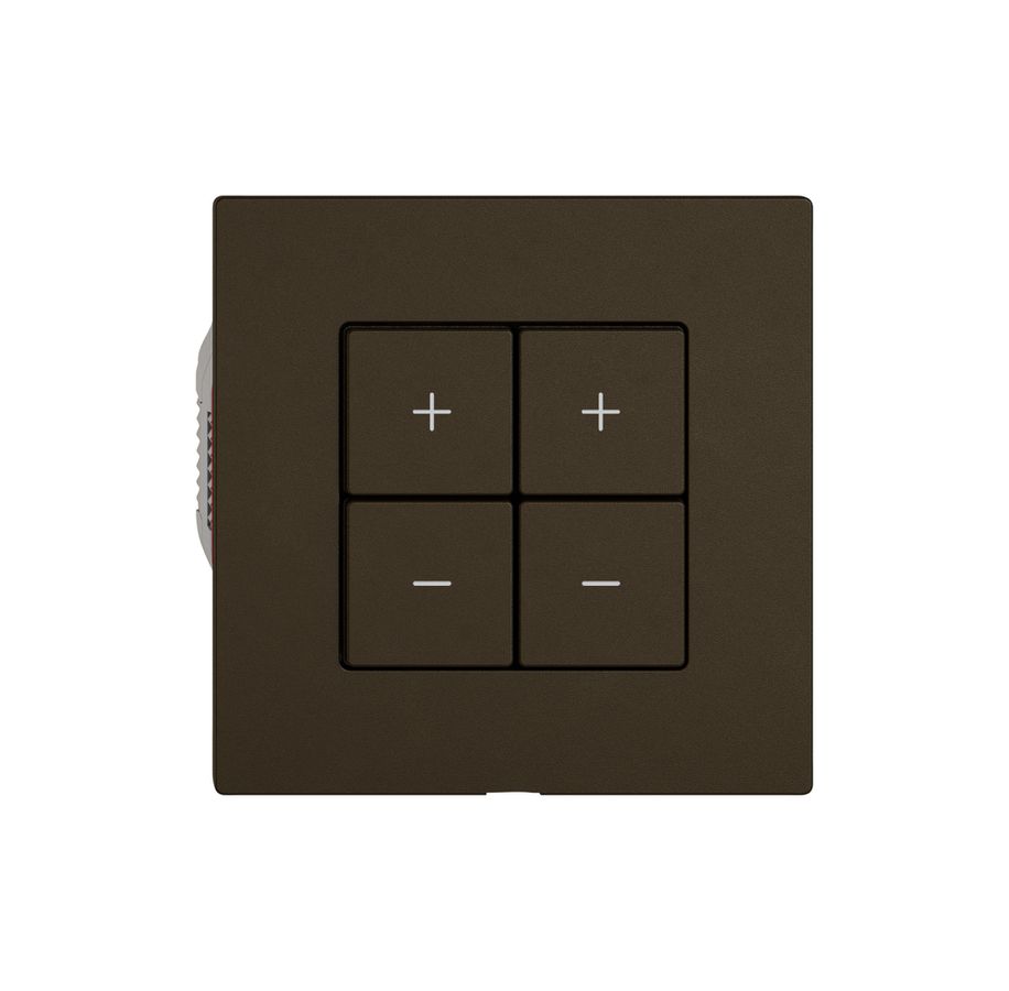 Variateur Uni-LED EDIZIO.liv Wiser SNAPFIX® 2 canaux 4 touches WLAN br