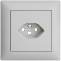 UP-Frontset EDIZIOdue hellgrau 88×88mm 1×T13