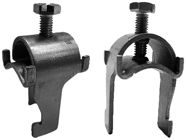 Bride de fixation Plica KSV 12…16mm en aluminium, profilé C 15mm