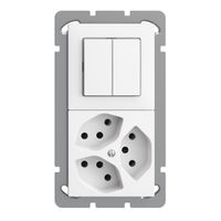 Combinazione INC EDIZIOdue 1/1P +3×T13 bianco