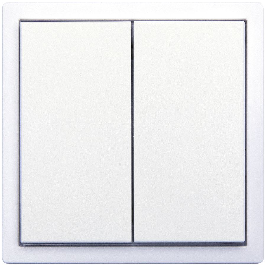 Poussoir RF AP ALADIN Turo, EnOcean, 4C/2T, sans piles, blanc