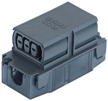 Adaptate.p.câble rond CO3p R&M 3×1.5…2.5mm², a. 2 pri. à 3p noir