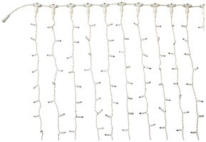 Lichtvorhang MK Drape Lite 600 2×3m 230V 600 LED warmweiss, Kabel weiss