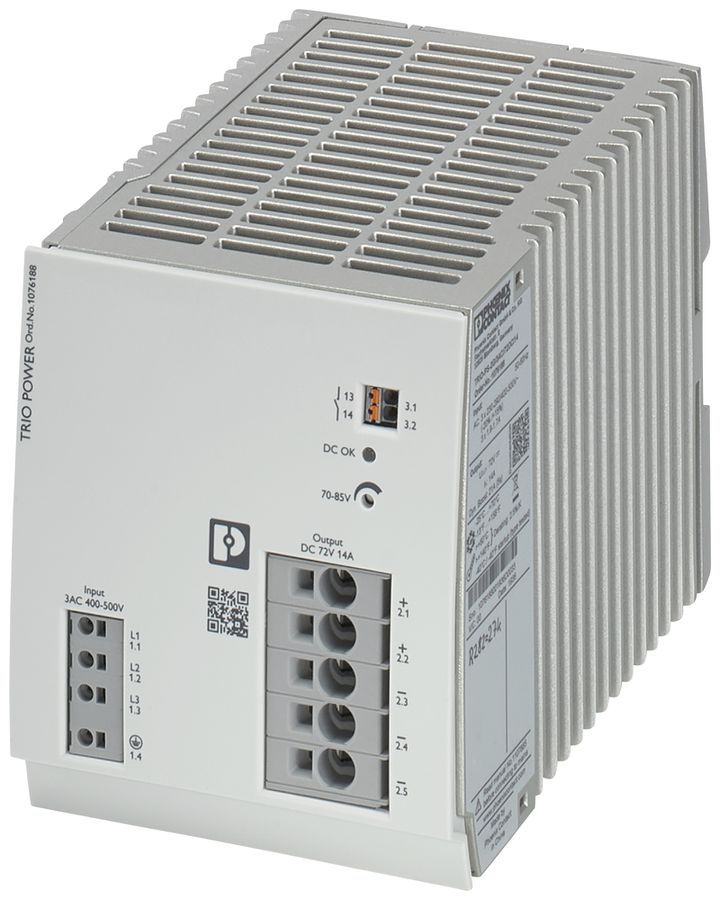 Schaltnetzteil PX TRIO-PS-2G/3AC/72DC/14 3L OUT:72VDC/14A