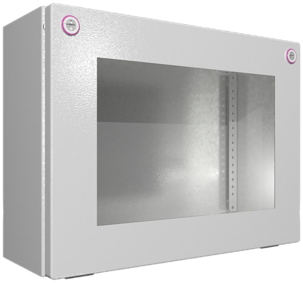 Kleingehäuse Rittal KX Bus, mit Sichtscheibe, IP65, 400×300×155mm, Stahlblech