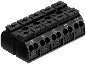 Anschlussklemme WAGO 5-L schwarz