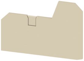 Plaque de fermeture Weidmüller SLEP 3C 10mm² 2.2mm V0 beige