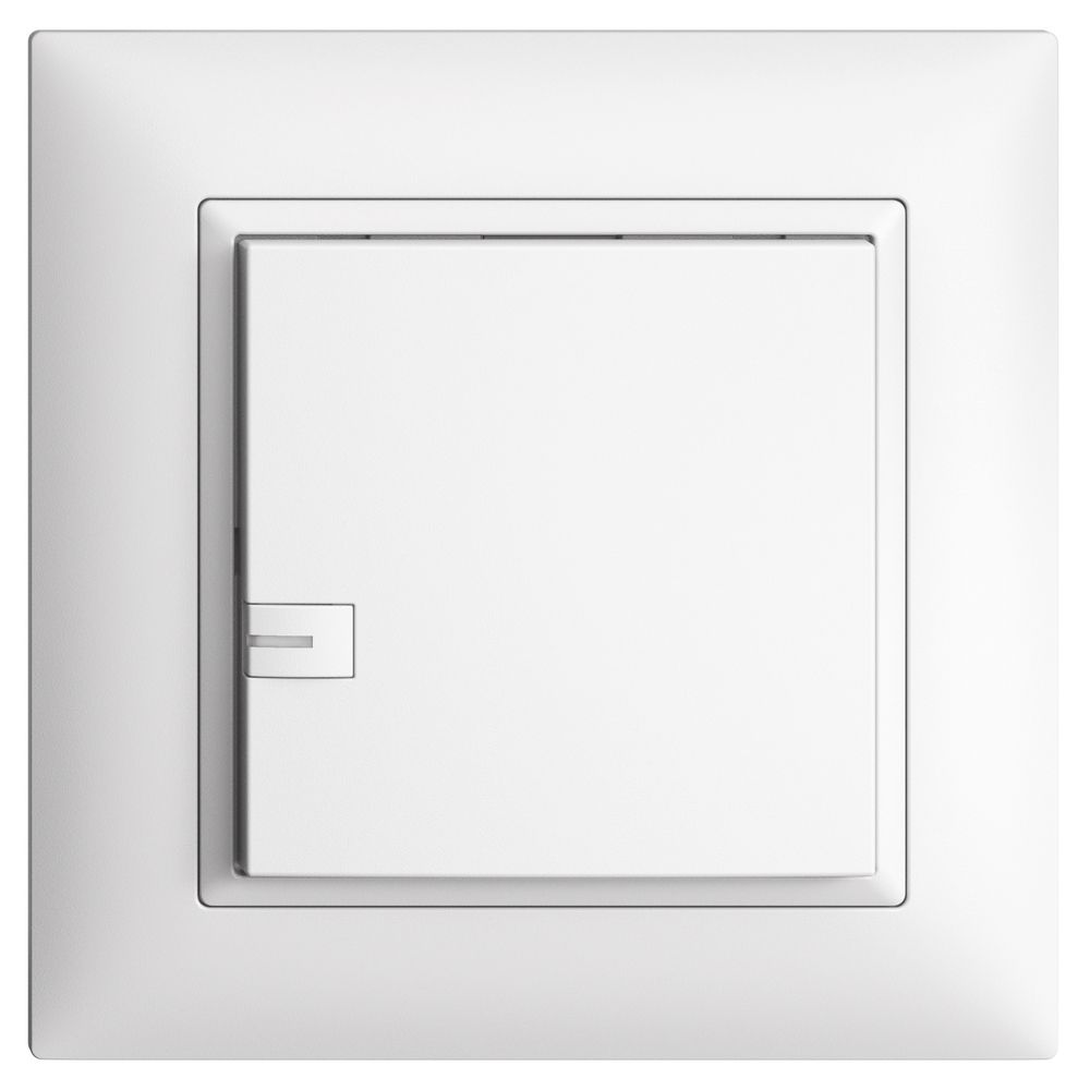 Poussoir KNX RGB ENC EDUE FMI, 250mW, a.LED RGB, 1×poussoir, comm.1×touche, bc