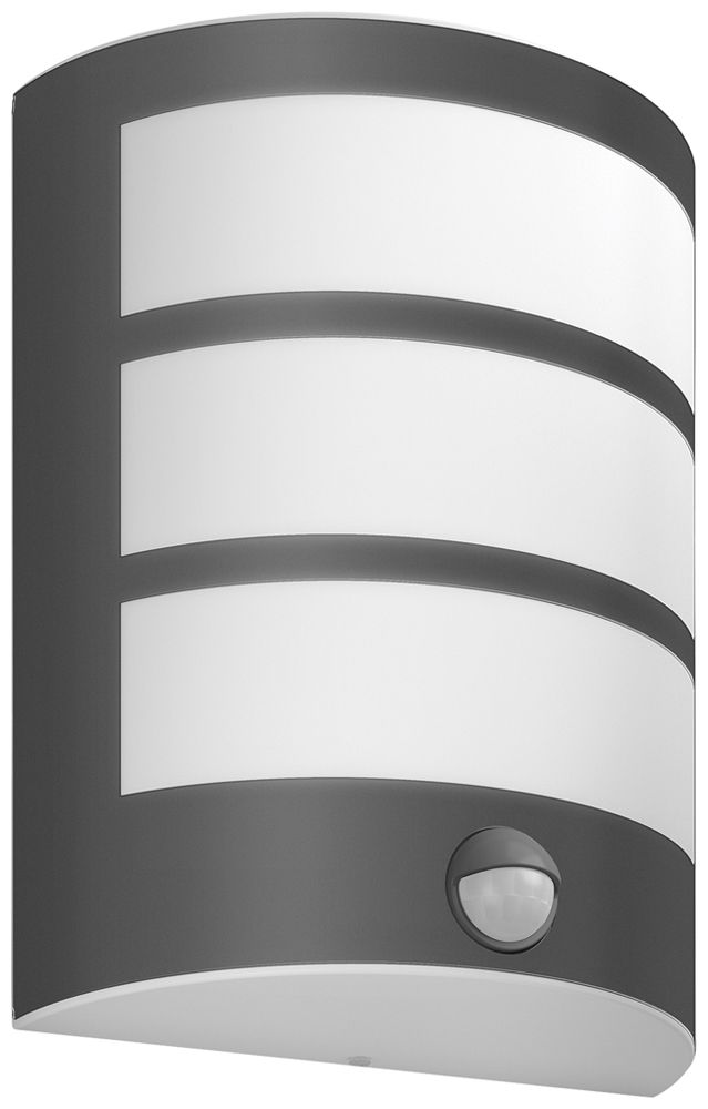 LED-Wandleuchte Philips Python 6W SEN 500lm 4000K IP44 anthrazit