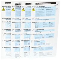 Erste-Hilfe-Tafel Italienisch 210×432mm