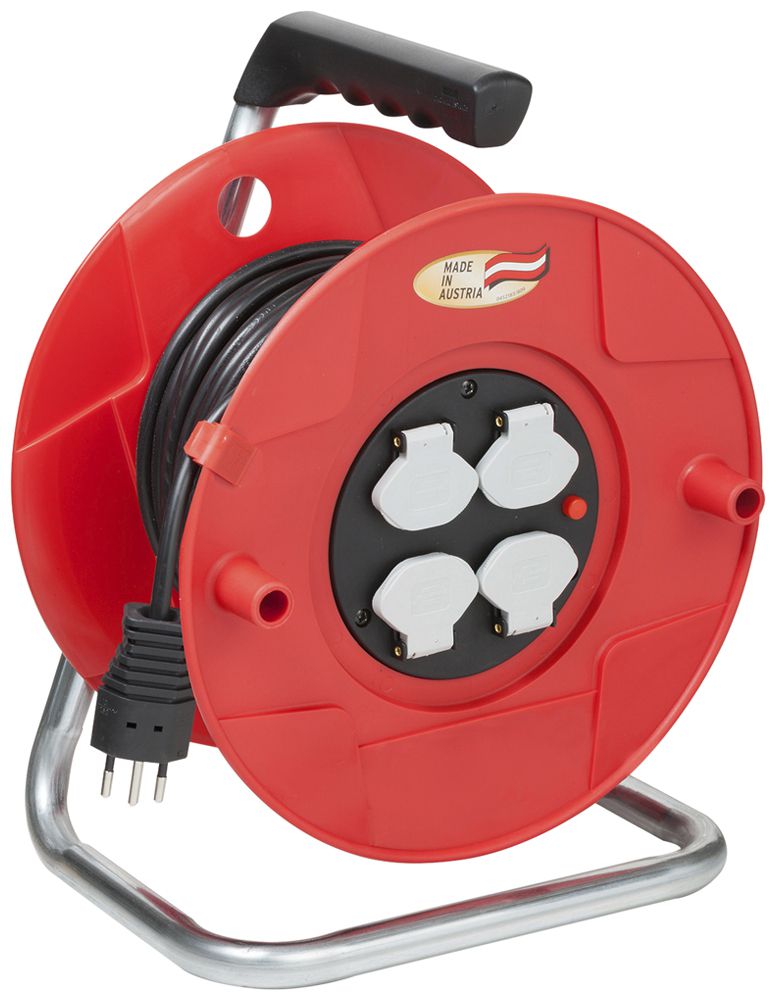 Enrouleur de câble BAT 260 Ø260mm 4×T13 25m H05VV-F 3×1.5mm² no