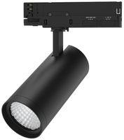 Spot LED DOTLUX SLIMtrack 30W 2577…3807lm 3000…4000K REG AD3PH Ø75×171mm nero
