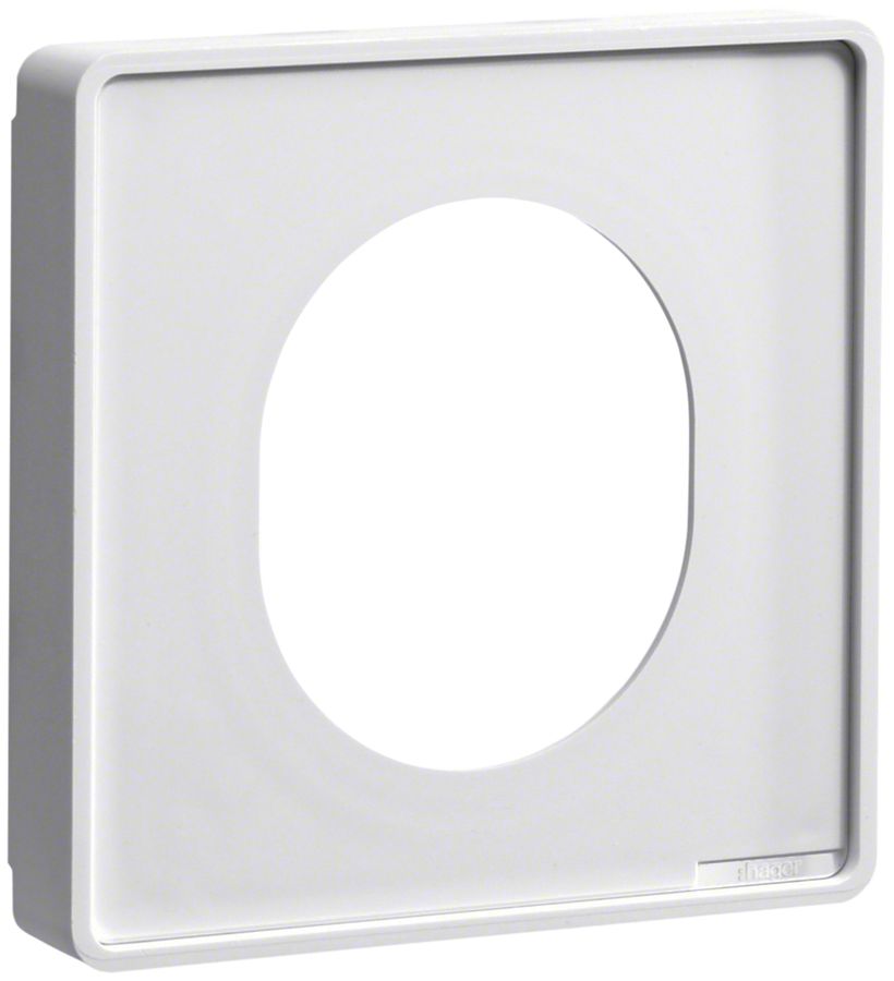 Blende tehalit für CEE Steckdose halogenfrei Oberteil 80mm verkehrsweiss