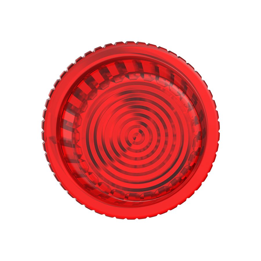 Kalotte STANDARDdue SNAPFIX® halbhoch für Signallampe rot