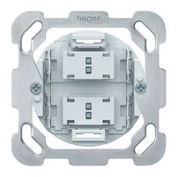 UP-Storenschalter origin 1P 2×Tasten 77×77mm weiss