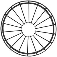 Paralume LDV Vintage 1906 PenduLum Cage, nero