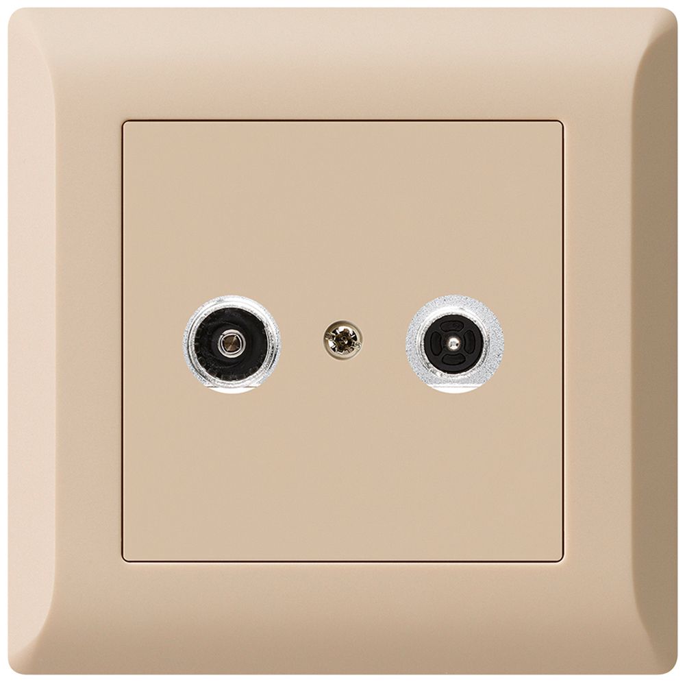 UP-Antennendose kallysto.line R/TV 14dB 2GHz beige