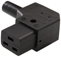 Apparatesteckdose Typ C19 ELBRO nach rechts 16A schwarz