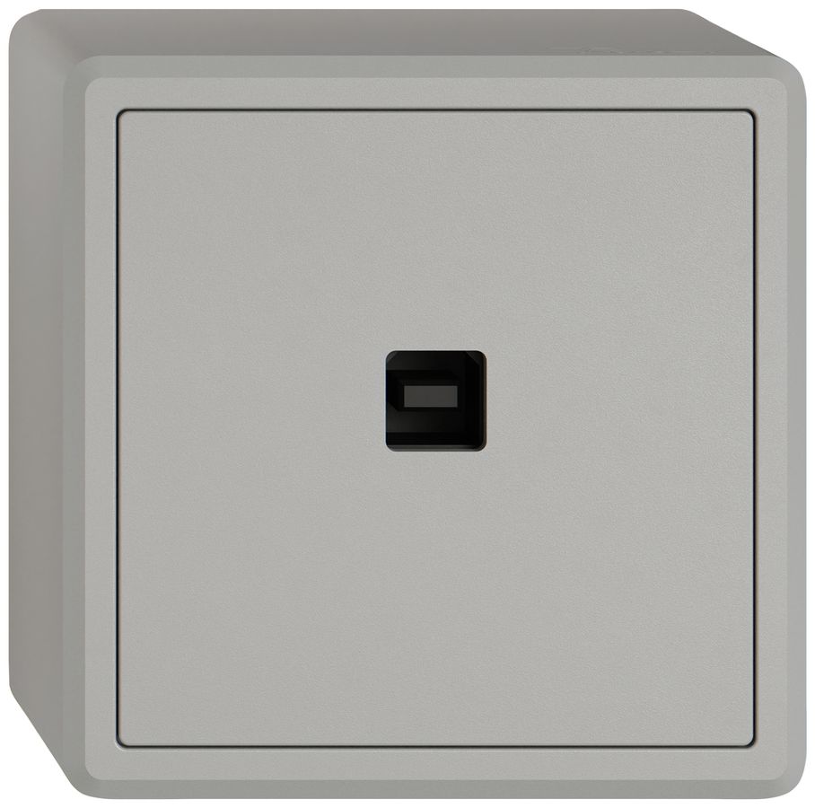 Interfaccia dati USB KNX AP EDIZIO.liv SNAPFIX® presa USB tipo B grc