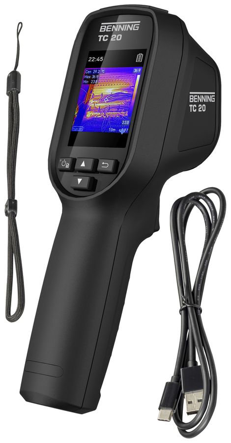 Termocamera Benning TC 20 25Hz 2.4" 96×96 50mK IP54