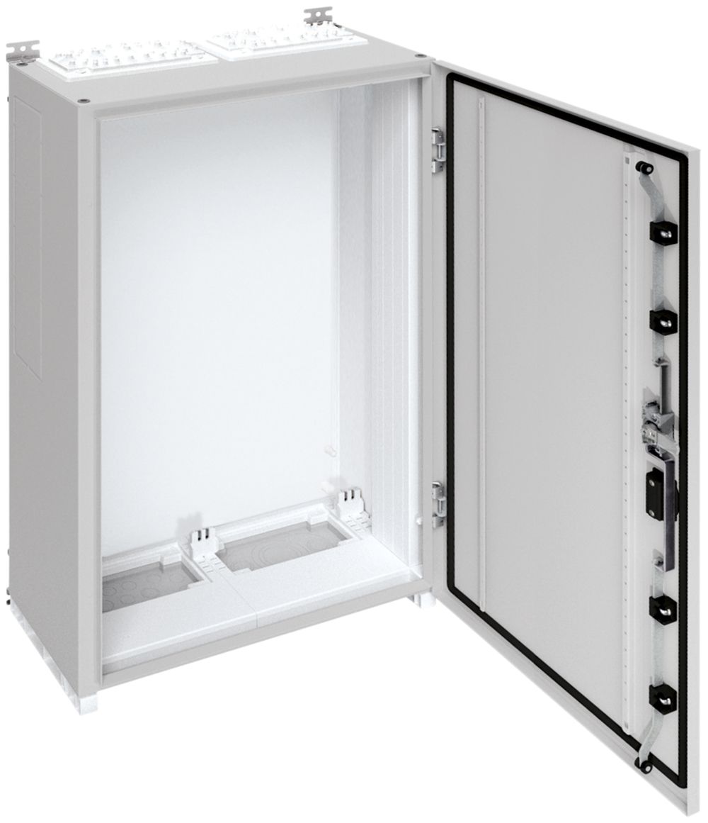 Armadio murale Hager univers con porta piena CP II IP55 950×550×275mm RAL 7035