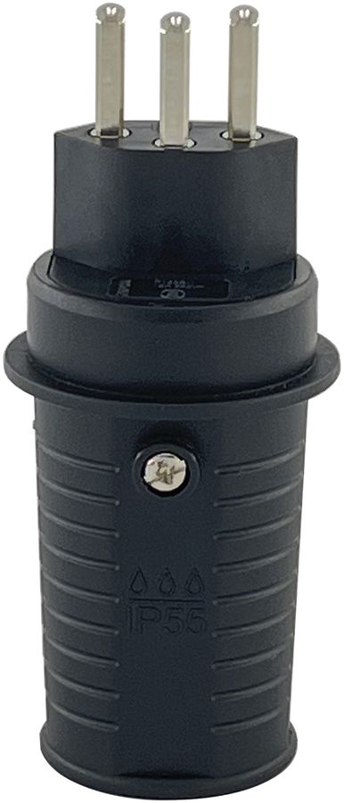 Spina T23 250V 16A, IP55, S+, nero