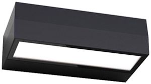 Applique LED DOTLUX BRICK 15W 1100lm 830/840 IP65 DMX 300×100mm noir