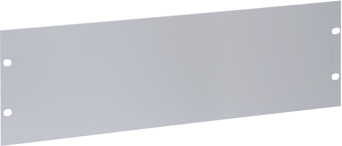 Blindplatte 19" 3HE, grau, Farbe: NCS 2502-B