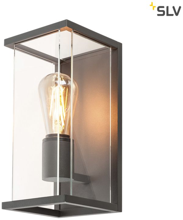 Applique SLV QUADRULO WL 15W IP44 290×140×160mm anthracite