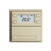 Pulsante RTH INC KNX 1×EDIZIOdue F vanille, con carta+LED RGB