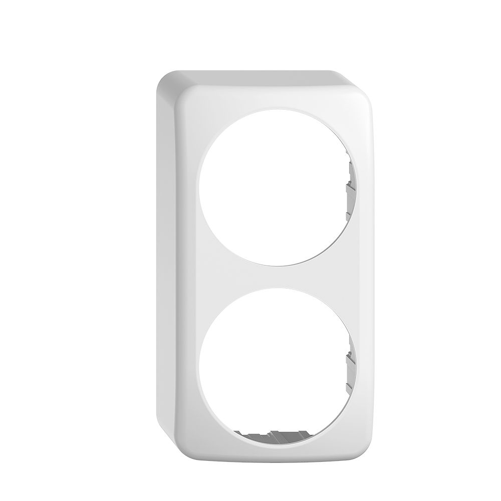 Cappa AP STANDARDdue QX54 2×1 bianco 2×Ø58