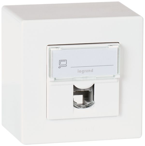 AP-Dose ATO STP 1×RJ45 weiss Kat.6A Gr.I