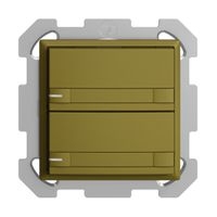 Poussoir KNX RGB ENC EDUE, 250mW, a.LED RGB, papier, 2×poussoir, C.2×T., ov