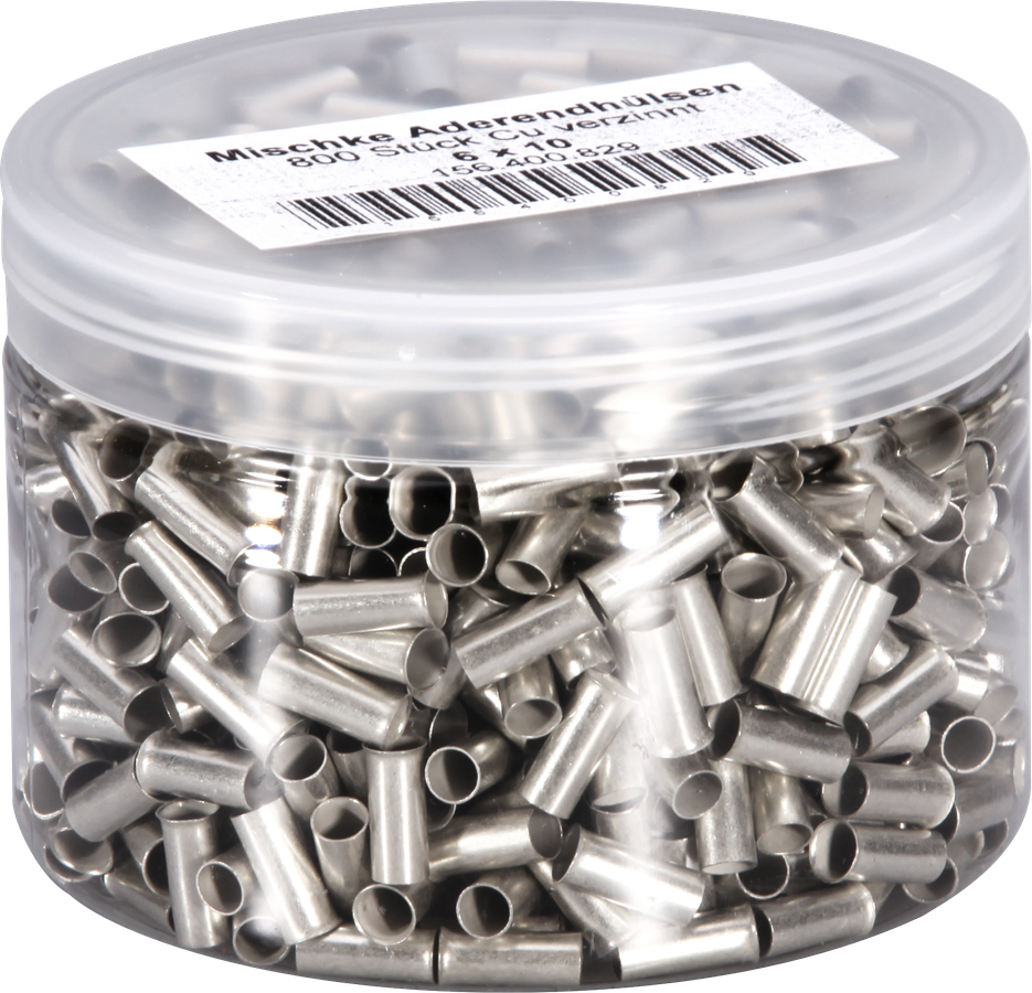 Embout de câble Mischke E DIN 46228 6mm²/10mm nu Cu-étamé