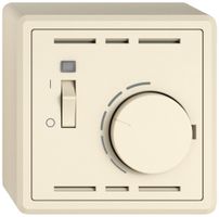 Thermostat d'ambiance AP EDIZIO.liv SNAPFIX® avec interrupteur 230VAC 50Hz cr