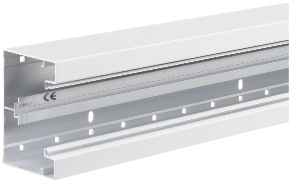 Canal d'allège tehalit BRA 130×85×2000mm aluminium blanc trafic