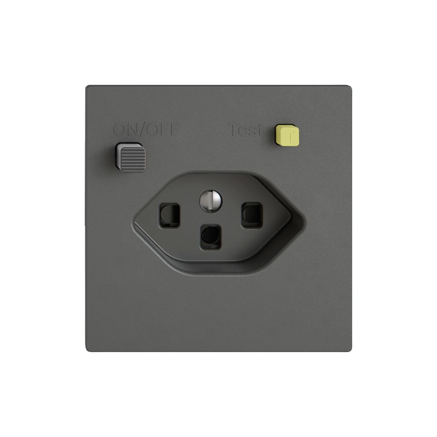 Presa FI EDIZIO.liv  1×T23 con shutter grs