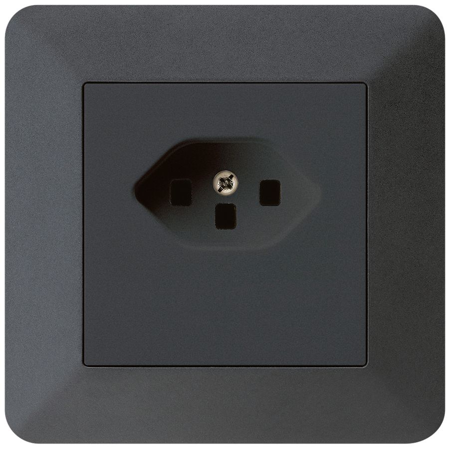 Prise ENC kallysto.trend T23 noir bornes à vis