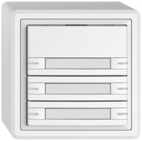 AP-KNX-Taster RGB EDIZIO.liv SNAPFIX® Temperaturfüh.RGB-LED Pap.6×T 1-Tbed.ws