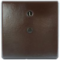 Schraubdeckel Ammer 115×115mm braun