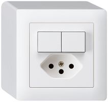 AP-Kombination 2×AR/1L+T13 weiss kallysto mit Kinderschutz