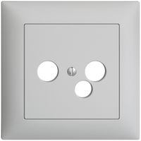 Kit frontale INC EDIZIOdue grigio chiaro 88×88mm