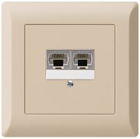 Scatola INC kallysto.line 2×RJ45s separato beige