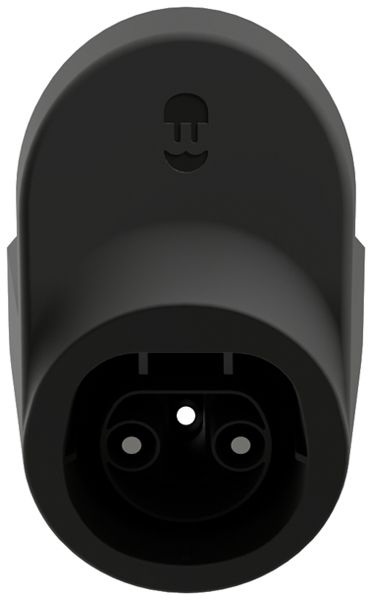 Steckerhalter Wallbox schwarz 173.5×105×91.5mm