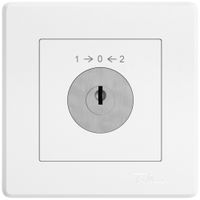 Contatto rotativo INC EDIZIO.liv SNAPFIX® 1->0<-2/1P con chiusura & 2 chiavi bi