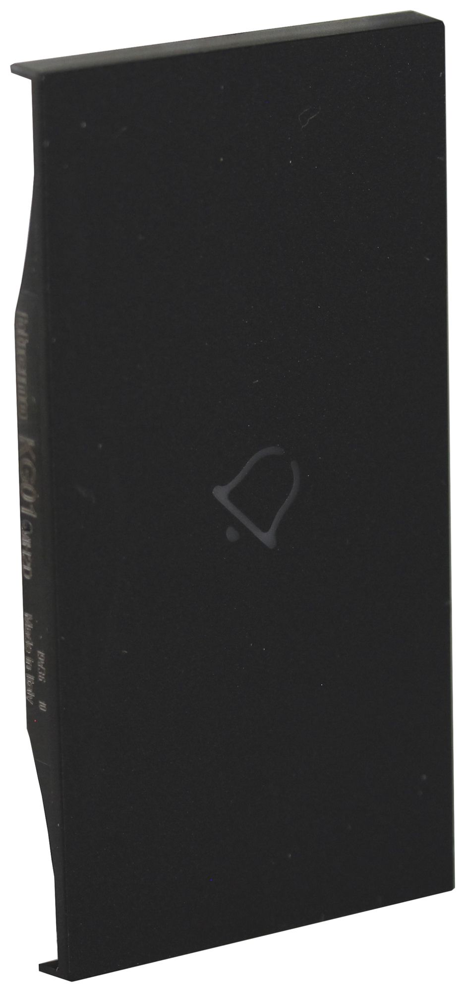 Cache de touche Living Now pour touches MyHOME 2 modules a.symbole cloche noir