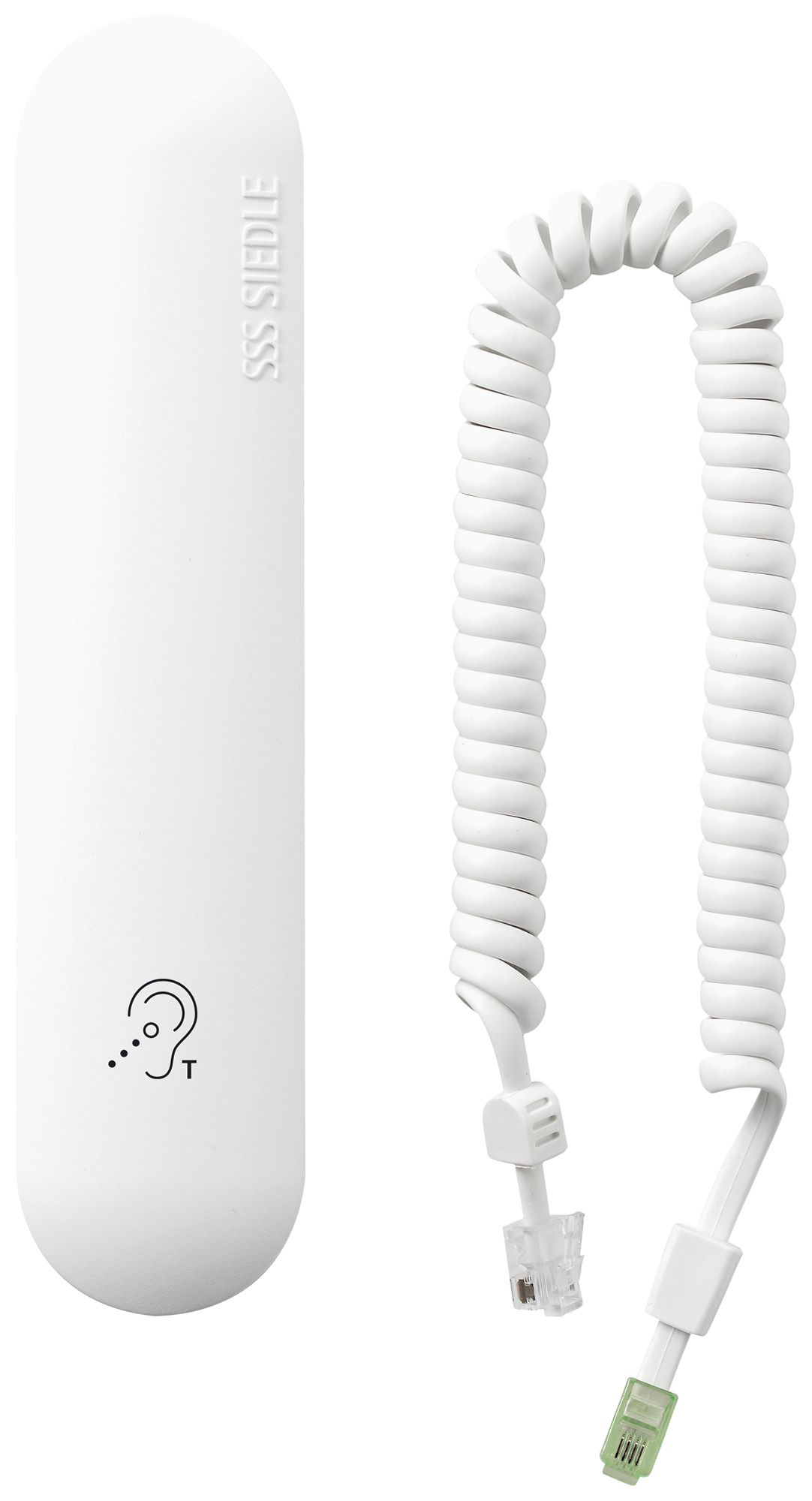 Combiné téléphonique Siedle indépendant du système matière synthétique blanc