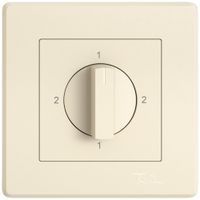 UP-Montageset EDIZIO.liv SNAPFIX® f.Drehschalter m.Griff 2-1-2-1 cr